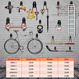 12 Pack Garage Hooks Heavy Duty with 2 Extension Cord Storage Straps, Utility Steel Garage Storage Hooks, Wall Mount Garage Hanger&Organizer for pensar