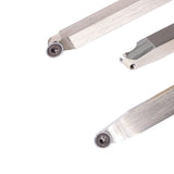Woodturning Tools Set Carbide Tipped Lathe Chisel Finisher Tool Bar with Ci5 8.9mm Round Carbide Insert Cutter for Wood Hobbyist or DIY or Carpenter Asieg Tool