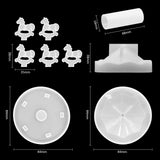 8Pcs Carousel Resin Epoxy Molds Silicone Kit Merry Go Round Casting Mold for Epoxy Resin DIY Decoration Crafts Desktop Ornament Home Decor Wedding BROVITI