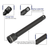 WORKPRO 1/2" Drive Impact Socket Set with Extension Bars, Premium Cr-V Steel, Complete 55-Piece, SAE and Metric Sockets with Enhanced Storage Case WORKPRO