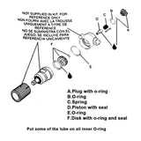 N008792 Air Compressor Regulator Repair Kit - by Braveboy, Compatible with Porter Cable/Craftsman/D-ewalt, Replacement D55155 D55167 D55684 23400S Braveboy