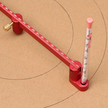 JCFANTS Woodworking Compass Scriber Adjustable Scribing Circle Ruler Woodworking Scribing Gauge Woodworking Circle Drawing Tool (300mm) - WoodArtSupply