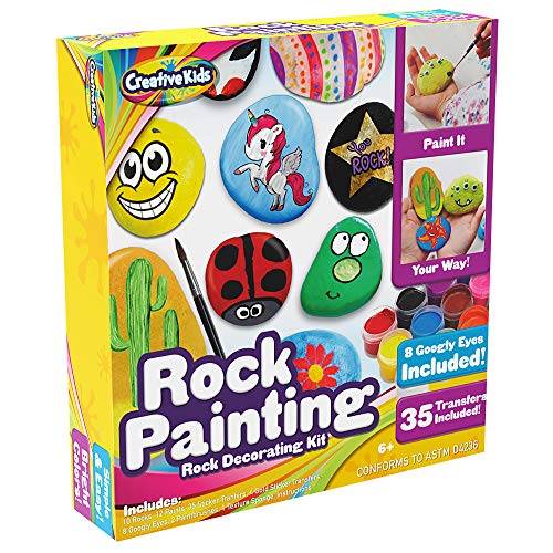 Rock Painting Kit - Craft Kit for Kids 6+ - WoodArtSupply