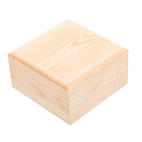 OFFSCH 1pc Box Wooden Storage Box Cabinet Container Gift Jewelry Boxes Storage Boxes with Lids Blank Wooden Boxes Desktop Unfinished Wood Crate Desk OFFSCH