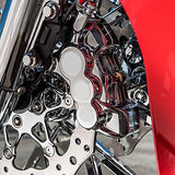 Arlen Ness Front Left 6 Piston Caliper for 11.8" Rotors Chrome 02-214 Arlen Ness