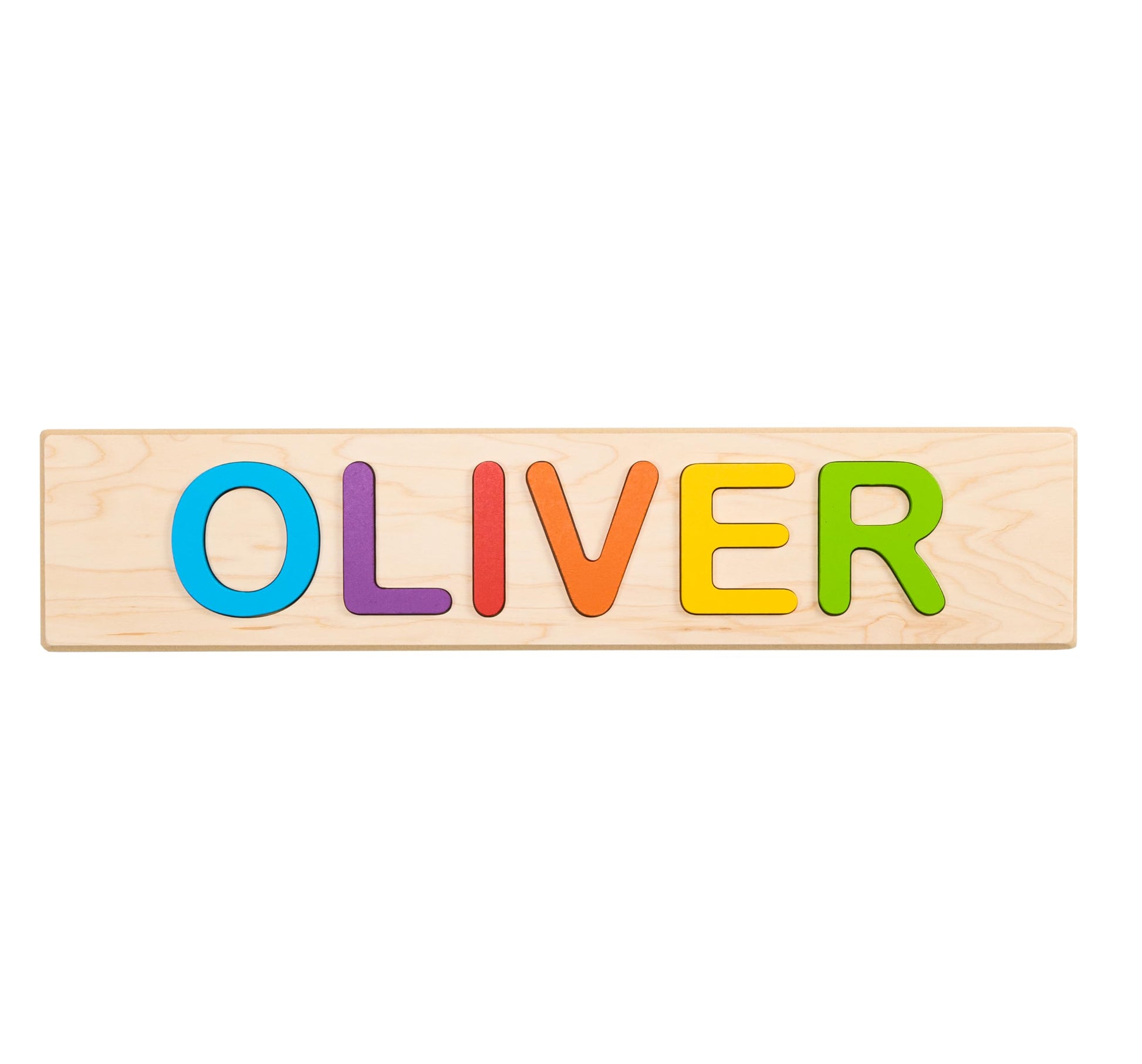 Fat Brain Toys Wooden Personalized Name Puzzle - Flat Rate up to 9 Letters - WoodArtSupply