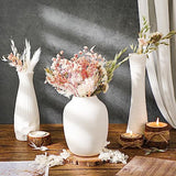 Real Dried Flowers, Natural Dry Flowers Mixed Natural Pressed Flowers Flores Secas Dried Florals for Crafts,Resin,Candle Making (Pink and White) auroray