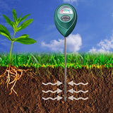 XLUX T10 Soil Moisture Sensor Meter - Soil Water Monitor, Hydrometer for Gardening, Farming, No Batteries Required XLUX