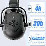 Aolamegs Bluetooth Hard Hat Ear Muffs - NRR 26db Noise-cancelling Hardhats Earmuffs for Calls,Music,Hearing Protection (Not Compatible with the Aolamegs