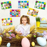 232 Pieces Easter DIY Picture Frames Craft Kit for Kids 32 Pieces Fall Felt Photo Frames with 200 Easter Pieces Self Adhesive Stickers for Easter Ferraycle