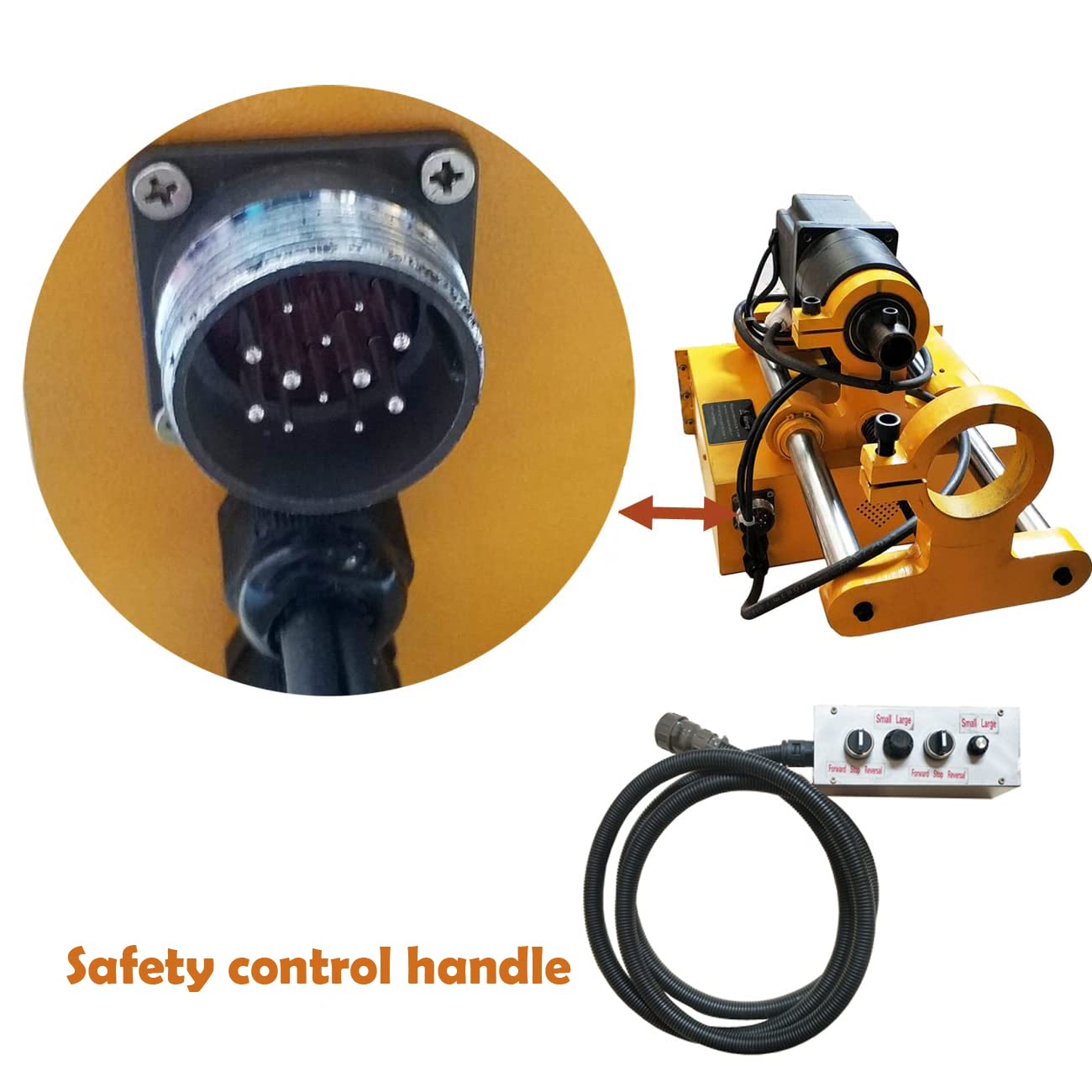 INTSUPERMAI Portable Line Boring Machine Hole Drilling Connecting Rod Boring Machine XDT40 with Handle Control for Engineering Machinery Repairing INTSUPERMAI