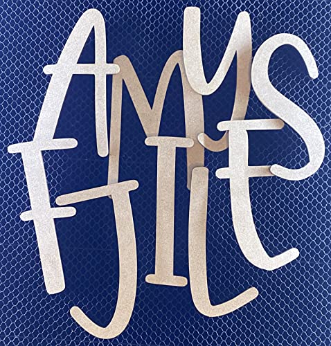 9 Inch Wooden Letter A Craft Blank, Unfinished Wood Wall Letters Decorative Cutout, Hometown Font Paintable Kids DIY Shape NEXTCraft