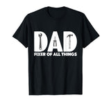 Contractor Gift Woodworking Tools Carpenter Woodworker Dad T-Shirt funny handyman gifts for dad