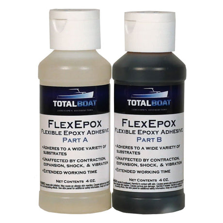 TotalBoat FlexEpox Flexible Epoxy Adhesive (8 Ounce) TotalBoat