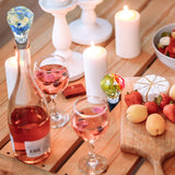 Silicone Resin Molds Set with 5PCS Wine Stoppers, 5PCS Wine Bottle Stopper Saver Mold, Crystal Gem Stone Epoxy Resin Mold, Geometric Spherical Wehous