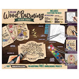 ArtSkills Wood Burning Kit for Beginners - Deluxe Pyrography Wood Engraving Art Kit with Burner Pen, Stencils, Watercolor Paints - 48 Piece DIY ArtSkills