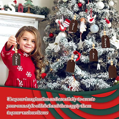 Christmas Stocking Name Tags, Christmas Stocking Name Tags, Wooden Stocking  Tag, Unique Gift, Knit, Wood Ornament, Farmhouse Rustic Decor