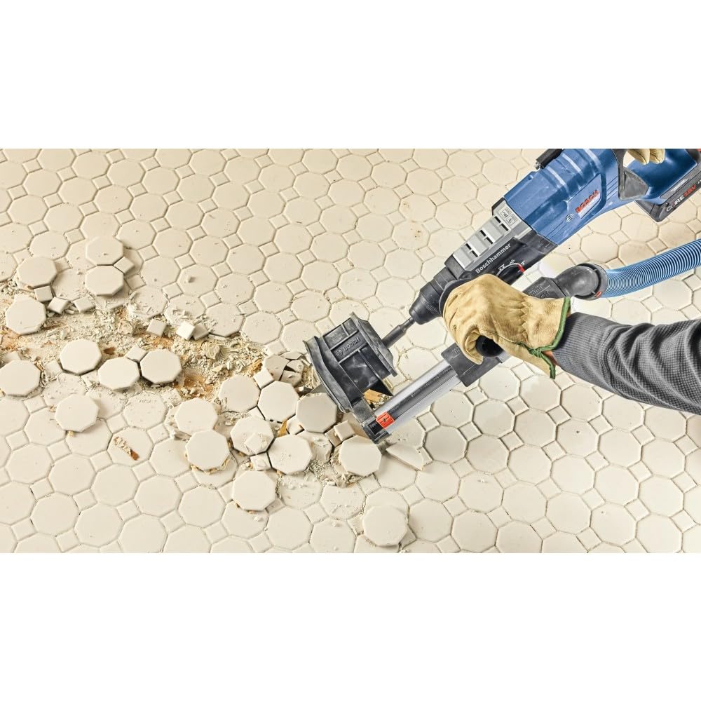 BOSCH GBH18V-28DCK24 18V Brushless Connected-Ready SDS-plus® Bulldog™ 1-1/8 In. Rotary Hammer Kit with (2) CORE18V 8 Ah High Power Batteries - WoodArtSupply