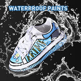 ARTME Acrylic Leather Paint Set, 20 Colors x 30ml Acrylic Leather Dye Kit Perfect for Shoes, Sneakers, Jackets, Leather Sofa, and Car Seat Artme