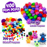 GoodyKing Arts and Crafts Supplies for Kids - 1170Pcs+ Craft Art Supply Kit for Toddlers Kids Craft Supplies & Materials Age 4 5 6 7 8 9 - All in One Goody King