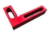 Lkonwee 90 Degree Mini Positioning Square, Small Pocket Right Angle Clamps Woodworking Carpenter Tool, Check Square on Carpenter Cutting Tools (Red) Lkonwee