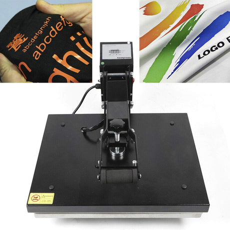 Heat Press Machine, Auto Open Clamshell Heat Press Pad Transfer Machine with 16''x20'' Heat Pad Large Size 1400W T-Shirt Sublimation Heat Press YIYIBYUS