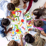 LovesTown 209 PCS Wooden Pattern Blocks, Geometric Shapes Blocks Pattern Blocks with Cards Tangram Puzzles for Kids Educational Tangram Toys LovesTown