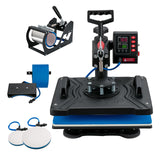 VEVOR Heat Press, 5 in 1 Heat Press 12x15 Machine Machine, Digital Precise Temperature Control, Clamshell Sublimation Transfer Printer Fast Heat-up, VEVOR