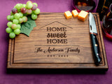 Straga Personalized Cutting Boards | Handmade Wood Engraved Charcuterie | Custom Housewarming, Home Purchase Gift for Homeowners, Real Estate Agents Straga