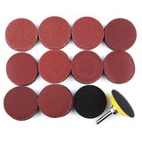 2 Inch Sanding Discs Kit, 100PCS 60-3000 Grit Sandpaper with 1/4" Shank Backing Plate and Soft Foam Buffering Pad, for Drill Grinder Rotary Tool, LotFancy