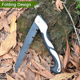 CAIDMOS Hand Saw, 12 inch Folding Hand Saw for Tree, Hand Pruning Saws with High-Manganese Steel Teeth for Smooth and Precise Cuts. Handsaws for CAIDMOS