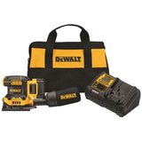 DEWALT 20V MAX* XR Palm Sander, Sheet, Variable Speed, 5-Ah Battery, 1/4-Inch (DCW200P1) DEWALT