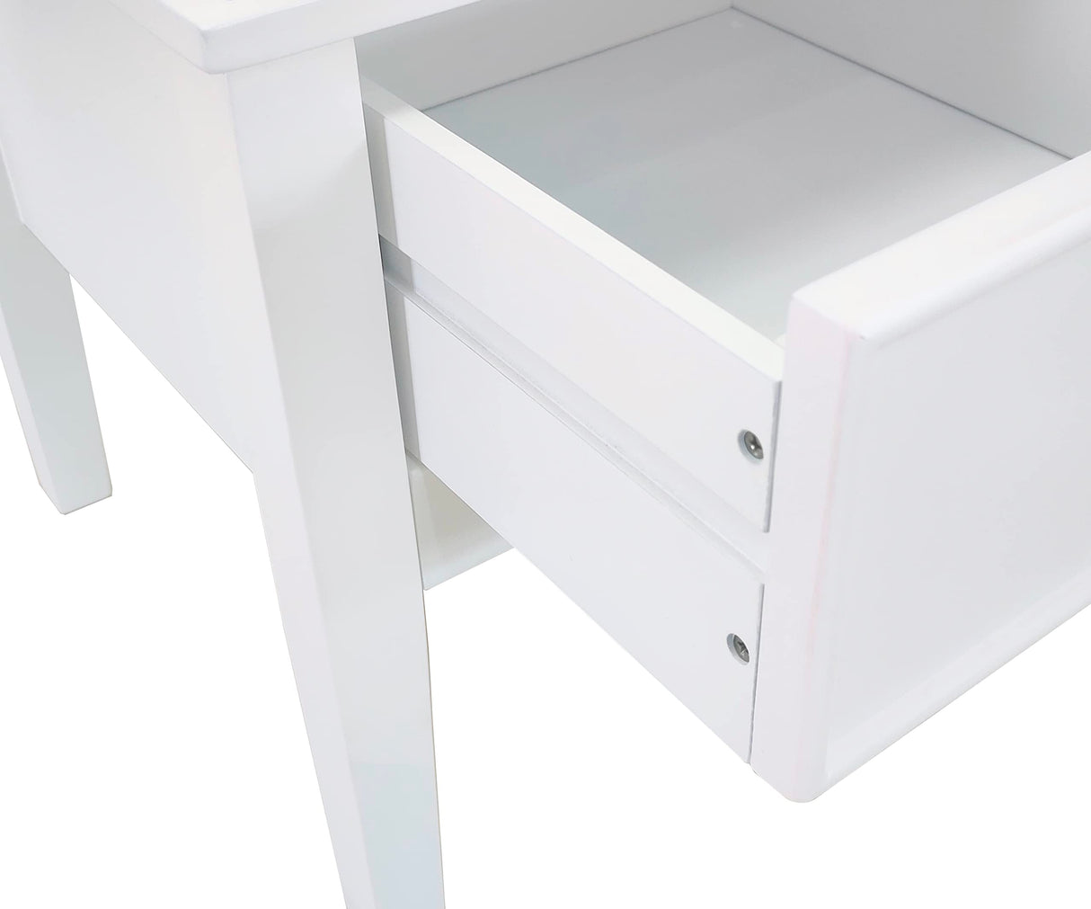 Kings Brand Furniture - Versailles Curio Display Storage Accent Cabinet with Glass Shelves (White) Kings Brand Furniture