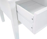 Kings Brand Furniture - Versailles Curio Display Storage Accent Cabinet with Glass Shelves (White) Kings Brand Furniture