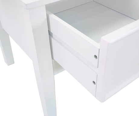 Kings Brand Furniture - Versailles Curio Display Storage Accent Cabinet with Glass Shelves (White) Kings Brand Furniture