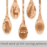 HANSGO Long Handle Wooden Cooking Mixing Oval Spoons, 6PCS 12 Inch Long Wooden Spoons Wooden Tasting Spoons Large Cooking Spoons HANSGO