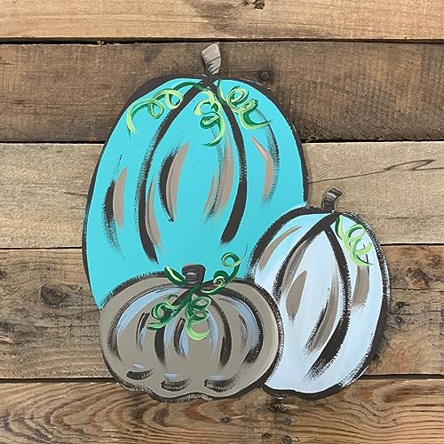 Three Pumpkins, Fall Shapes, Thanksgiving Crafts, Unfinished Cutout, Wooden Shape, Paintable Wooden MDF, Build-A-Cross Build-A-Cross