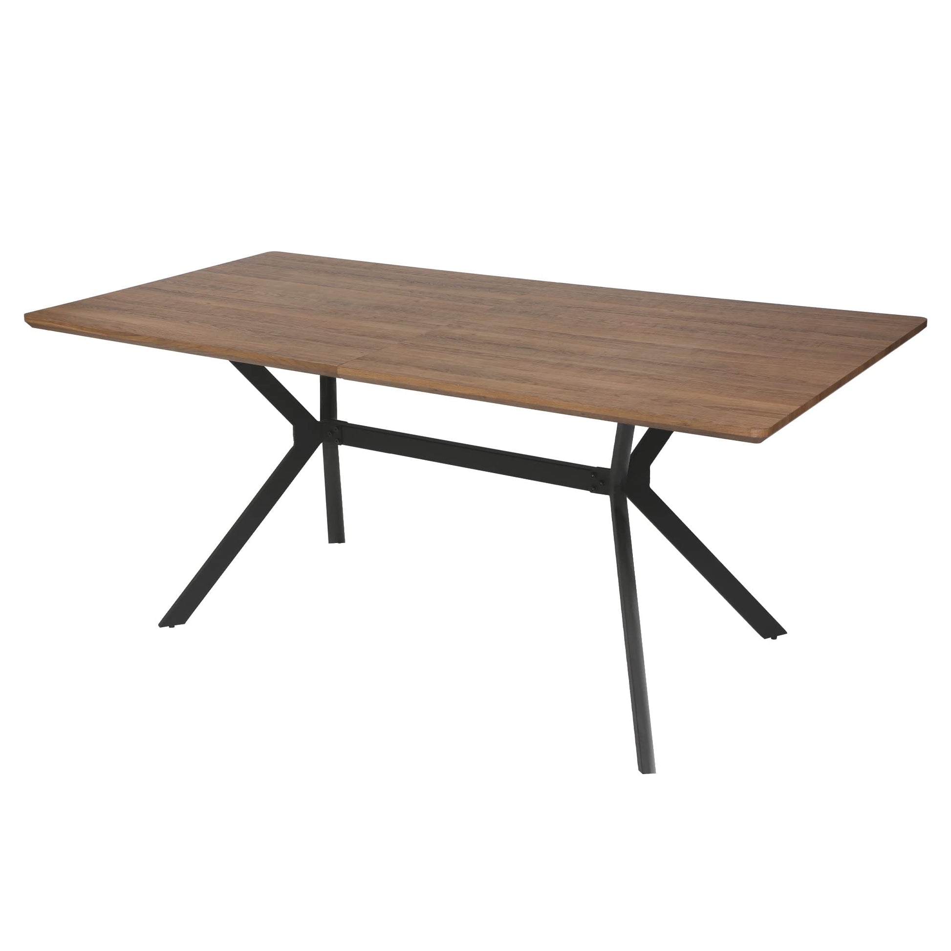 LUCKYERMORE 71"x35.5" Dining Table for 6-8 Mid-Century Modern Rectangle Wood Kitchen Table Farmhouse Dining Table for Dining Room Balcony Cafe Bar - WoodArtSupply