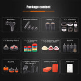 SPTA 12V Cordless Car Polisher Tool Sets, Cordless Drill Variable Speed Polisher and Buffer, 2000mAh Li-ion Battery with Fast Charger and Polishing SPTA