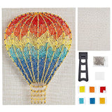 WEBEEDY String Art Crafts Kit for Beginner Adults and Kids 3D Handmade Hot Air Balloon DIY String Art Kit Art Supplies Art Craft Projects Girls WEBEEDY
