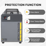 Cloudray 6L Industrial CO2 Laser Water Chiller 0.61HP CW5200 Precise Thermostat Recirculating CO2 Industrial Laser Chiller for 60W 70W 80W 90W 100W Cloudray