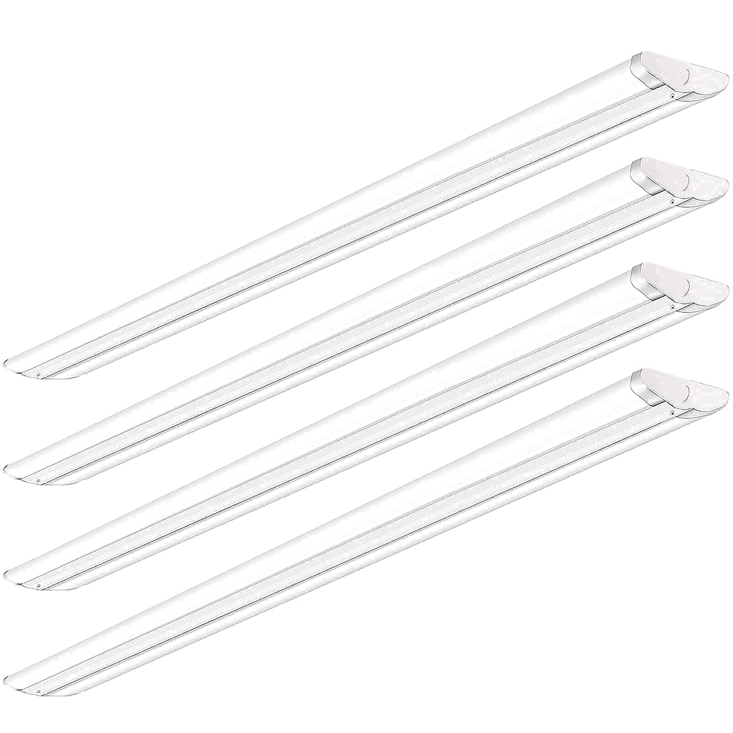 AntLux 110W 8FT LED Shop Lights Ultra Slim LED Wraparound, 12600LM, 5000K, 8 Foot Strip Light, Flush Mount Garage Office Warehouse Ceiling Lighting ANTLUX