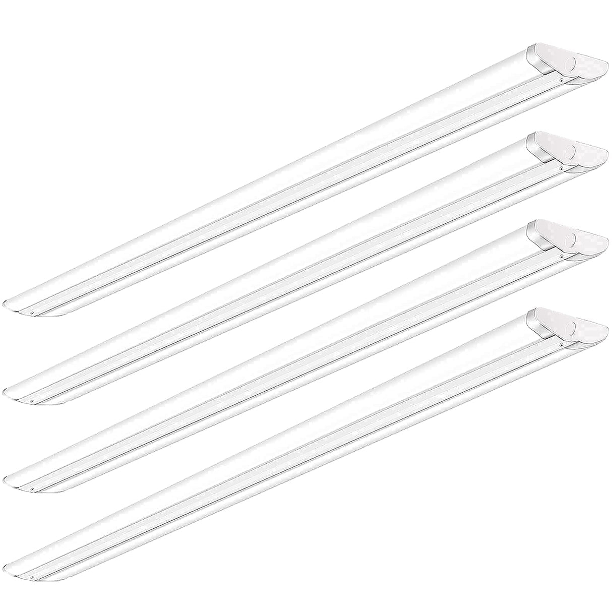 AntLux 110W 8FT LED Shop Lights Ultra Slim LED Wraparound, 12600LM, 5000K, 8 Foot Strip Light, Flush Mount Garage Office Warehouse Ceiling Lighting ANTLUX