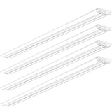 AntLux 110W 8FT LED Shop Lights Ultra Slim LED Wraparound, 12600LM, 5000K, 8 Foot Strip Light, Flush Mount Garage Office Warehouse Ceiling Lighting ANTLUX