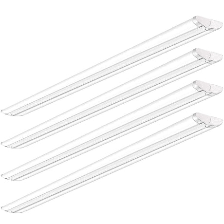 AntLux 110W 8FT LED Shop Lights Ultra Slim LED Wraparound, 12600LM, 5000K, 8 Foot Strip Light, Flush Mount Garage Office Warehouse Ceiling Lighting ANTLUX