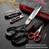 Fabric Scissors Tailor Sewing Shears - 9 Inch Heady Duty Scissors for Fabric Cutting Professional Ultra Sharp Cloth Tailor Scissors Multipurpose Snavida