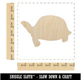 Tortoise Turtle Solid Unfinished Wood Shape Piece Cutout for DIY Craft Projects - 1/4 Inch Thick - 6.25 Inch Size Sniggle Sloth