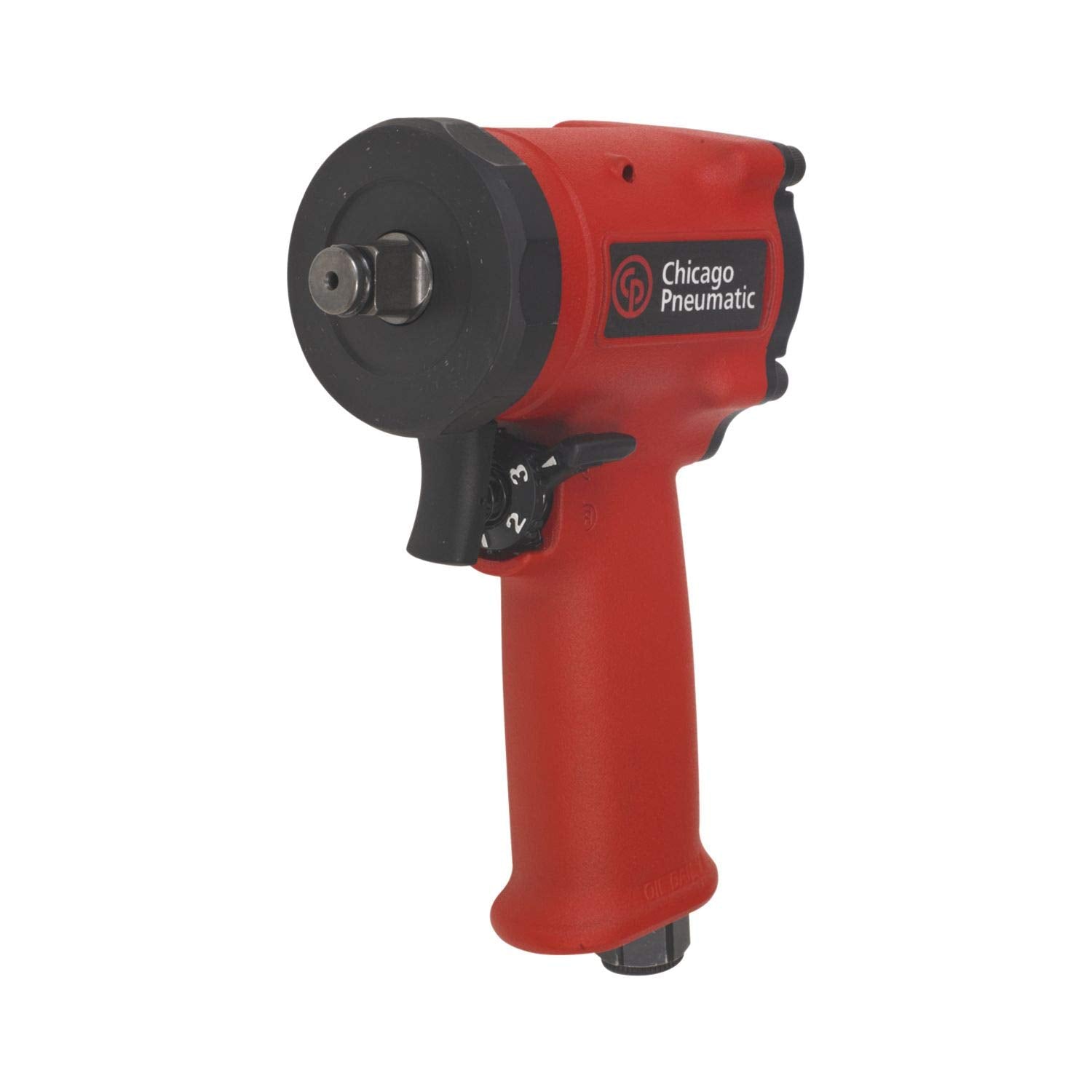 Chicago Pneumatic CP7732 1/2 Inch Air Impact Wrench, Steel Front Cover, Aluminum Body, Jumbo Hammer, One-Hand Operation, Max Torque Output 450 ft-lbs Chicago Pneumatic