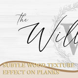 Last Name Signs for Home | Personalized Framed Wooden Family Name Sign for Home Decor Wall | Custom Wood Signs | Monogram Name Wall Decor | YATIE