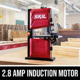 SKIL 2.8 Amp 9 In. 2-Speed Benchtop Band Saw for Woodworking - BW9501-00 Skil